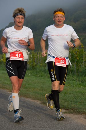 Bild von Astrid und Stefan Pallhorn beim Churfrankenlauf