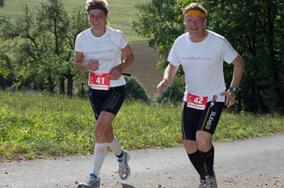 Bild von Astrid und Stefan Pallhorn beim Churfranken-Lauf