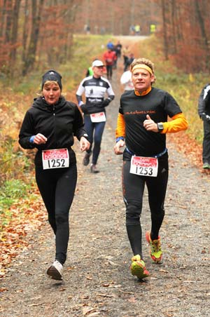 Bild von Astrid und Stefan Pallhorn beim Zeiler Waldmarathon